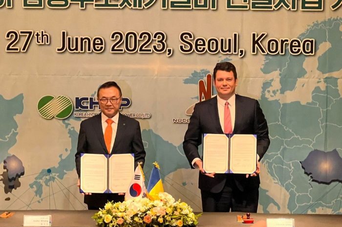 Nuclearelectrica and Korea Hydro & Nuclear Power (KHNP) sign the EPC contract for the completion of Europe’s first Tritium Removal Facility at Cernavoda NPP