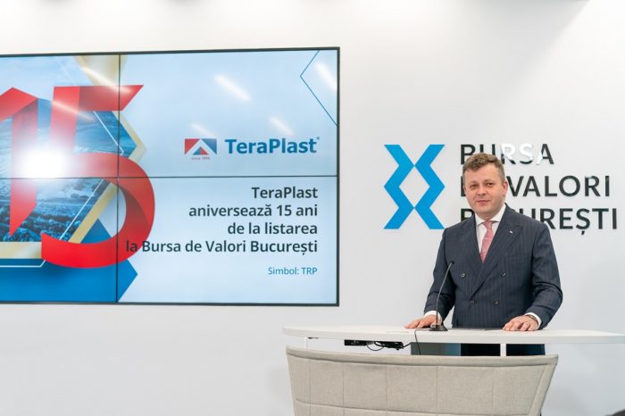 TeraPlast celebrates 15 years since its listing on the Bucharest Stock Exchange