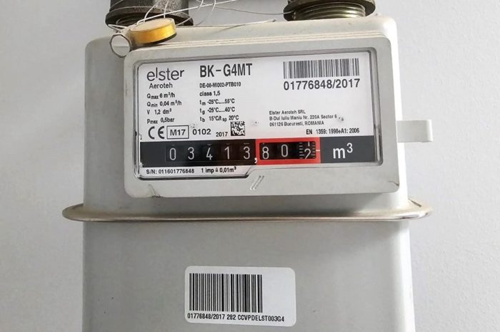 Delgaz Grid invested 35 million RON last year in 200,000 natural gas meters