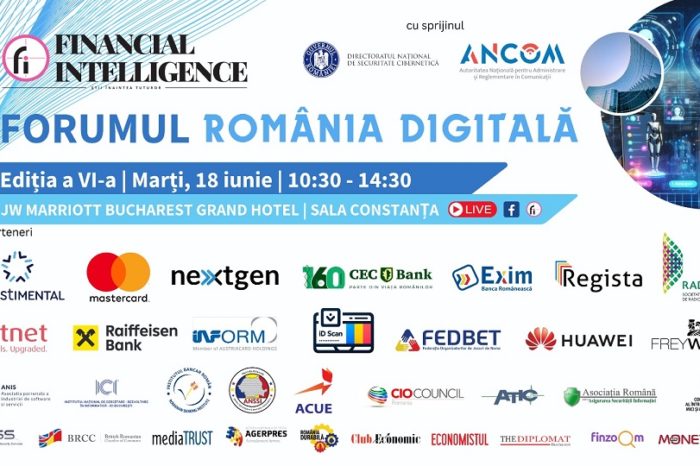 Financial Intelligence organizes the sixth edition of the event DIGITAL ROMANIA FORUM