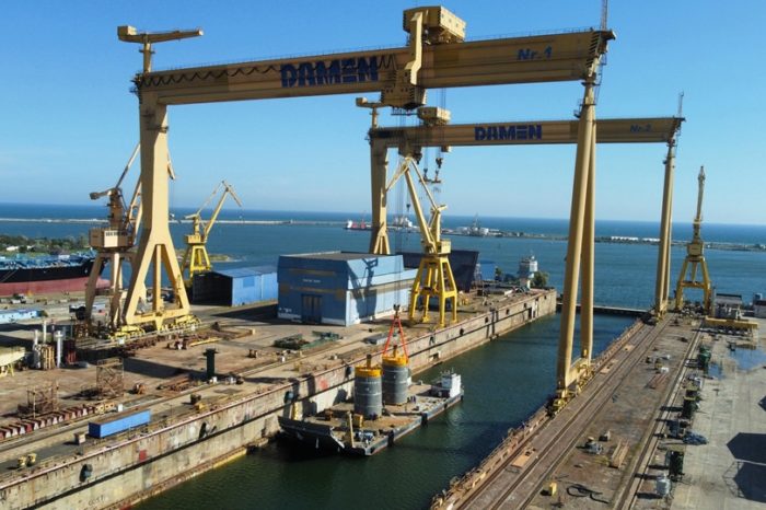 Damen Shipyards Mangalia delivers the first two Conductor Anchor Nodes for the Neptun Deep project