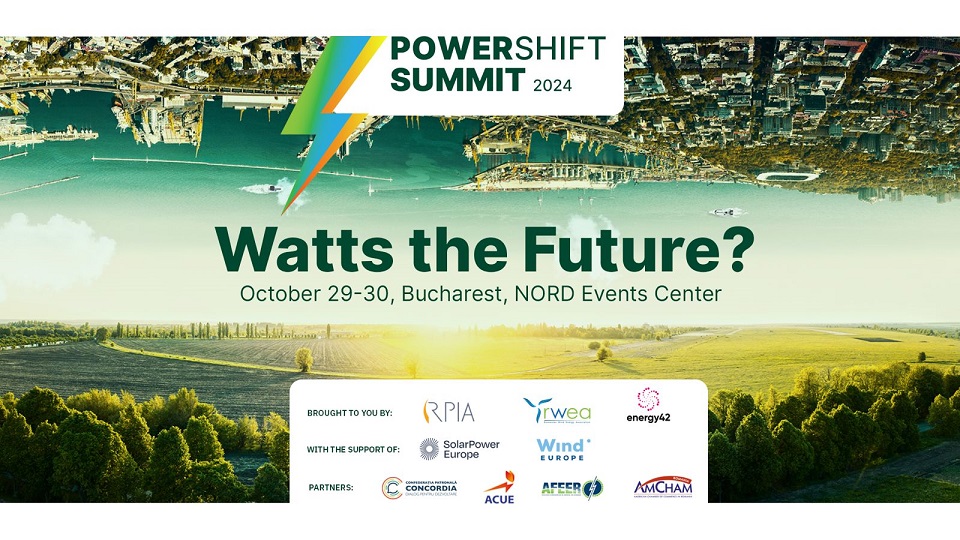 Power Shift Summit brings together the most important European leaders in energy and business on October 29-30, in Bucharest