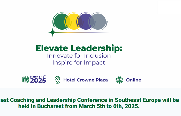 ICF Romania announces Southeast Europe's largest coaching and leadership Conference – "Elevate Leadership: Innovate for Inclusion, Inspire for Impact."